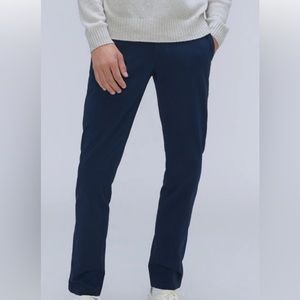 Everlane Performance Chino Pants Uniform Straight Fit Deep Navy 40X34 NWT